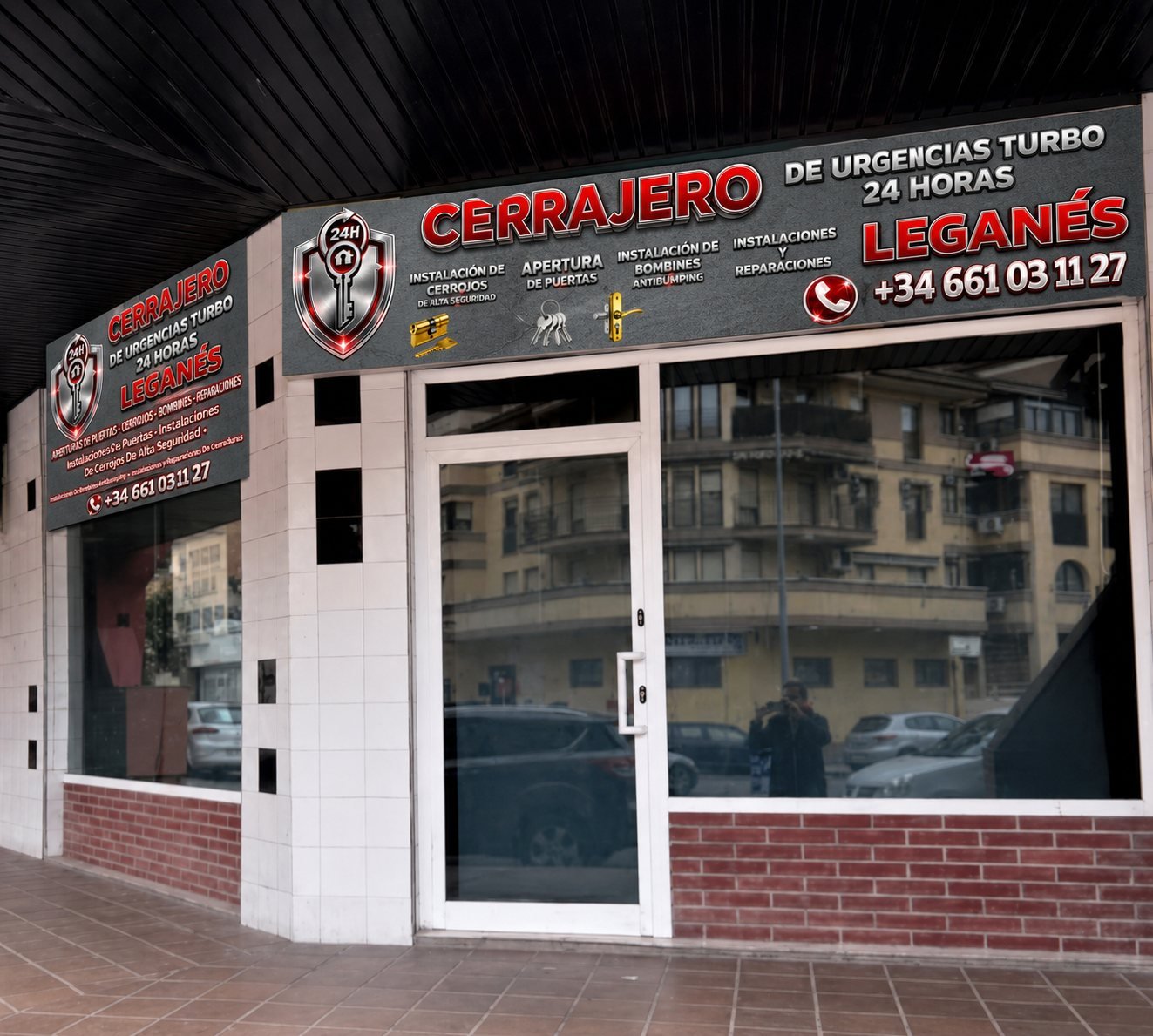 Local del Cerrajero de Urgencias Turbo 24 Horas en Leganés